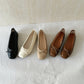 Bethel Bow Ballet Flats (Cream White)