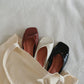 Lorraine Twist Slip On Flats (Black)