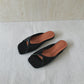 Lorraine Twist Slip On Flats (Black)