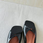 Lorraine Twist Slip On Flats (Black)