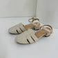 Roselle Interwoven Slingback Sandals (Cream White)