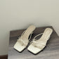 Lane Strappy Heels (Cream)