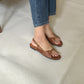 Megan Slingback Sandals (Brown)
