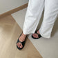 Megan Slingback Sandals (Black)