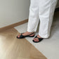 Megan Slingback Sandals (Black)