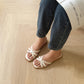 Noelly Strappy Comfy Sandals (Cream)