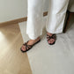 Noelly Strappy Comfy Sandals (Rich Brown)