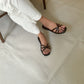 Noelly Strappy Comfy Sandals (Rich Brown)