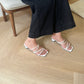 Elvie Strappy Heels (CreamWhite)