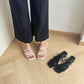 Elvie Strappy Heels (CreamWhite)