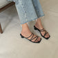 Elvie Strappy Heels (Black)