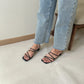 Elvie Strappy Heels (Black)