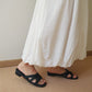 Stella Strappy Low Heels (Charcoal)