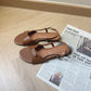 Megan Slingback Sandals (Brown)