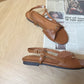 Megan Slingback Sandals (Brown)