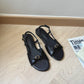 Megan Slingback Sandals (Black)