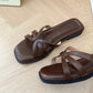 Noelly Strappy Comfy Sandals (Rich Brown)
