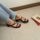 Lucie Strappy Comfy Heels (Black)