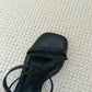 [Preorder] Lucie Strappy Comfy Heels (Black)