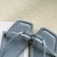 Zenith Strappy Flat Sandals (Blue)