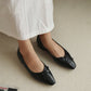 Alisha French Bow Low Flats (Black)