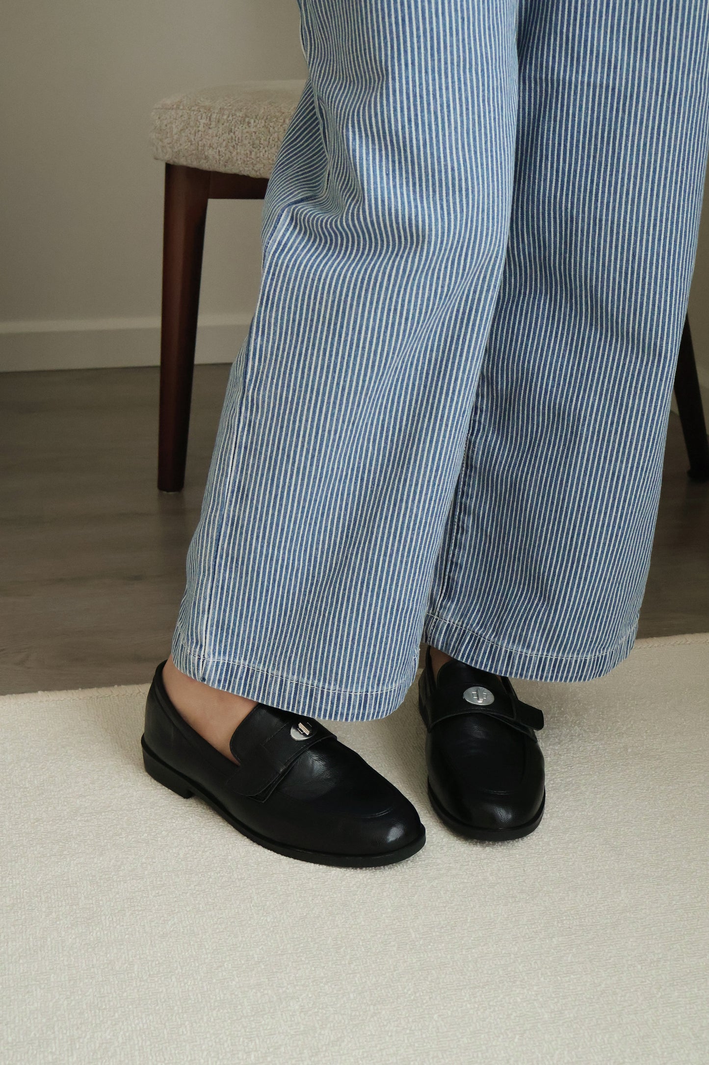 Mollie Penny Loafers (Black)