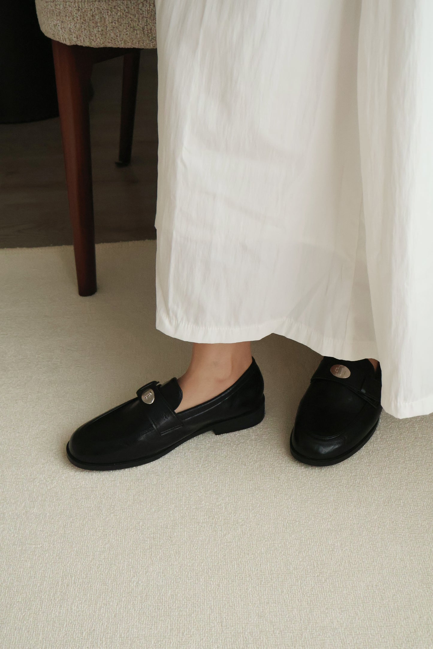 Mollie Penny Loafers (Black)