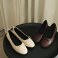 Madie Bow Ballet Flats (Coffee)