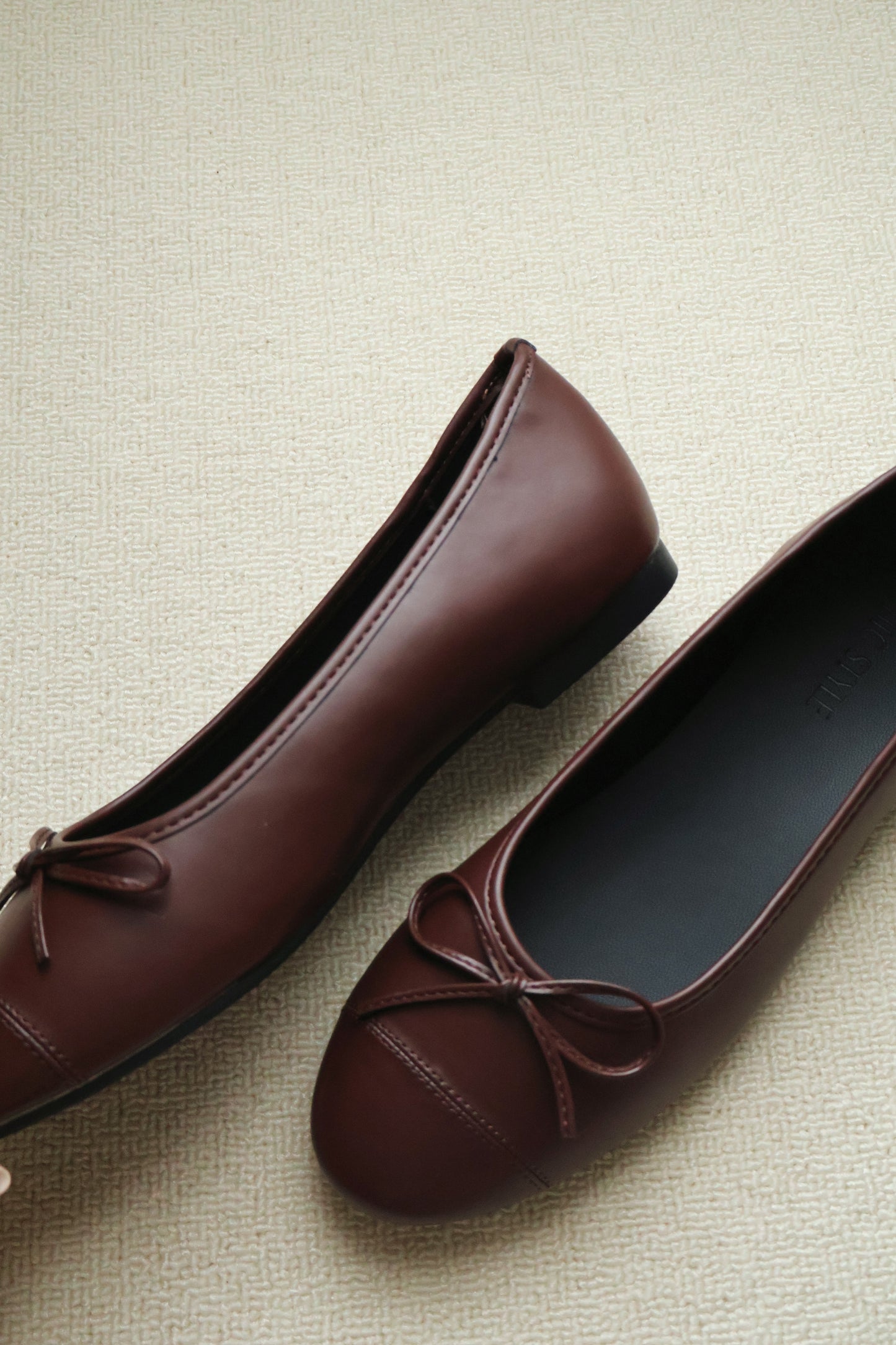 Madie Bow Ballet Flats (Coffee)