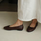 Madie Bow Ballet Flats (Coffee)