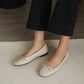 Madie Bow Ballet Flats (Cream White)