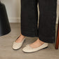 Madie Bow Ballet Flats (Cream White)