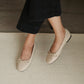 Madie Bow Ballet Flats (Cream White)