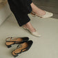 Orianna Slingback Heels (Cream White)