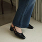 Orianna Slingback Heels (Black)