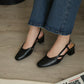 Orianna Slingback Heels (Black)
