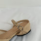Arizona Woven Closed-Toe Sandals (Cream White)