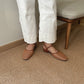 Arizona Woven Closed-Toe Sandals (Brown)
