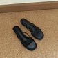 Emelia Strappy Comfy Sandals (Black) *Slim feet only