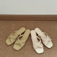 Daniella Cute Bow Comfy Sandals (Olive)