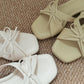 Daniella Cute Bow Comfy Sandals (Olive)