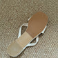 Daniella Cute Bow Comfy Sandals (Cream)