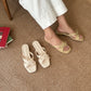Daniella Cute Bow Comfy Sandals (Olive)