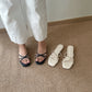 Emelia Strappy Comfy Sandals (Black) *Slim feet only