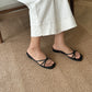 Emelia Strappy Comfy Sandals (Black) *Slim feet only