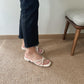 Emelia Strappy Comfy Sandals (Cream) *Slim feet only