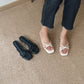Emelia Strappy Comfy Sandals (Cream) *Slim feet only