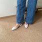 Vianna French Bow Heels (Cream White)