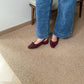 Vianna French Bow Heels (Maroon)