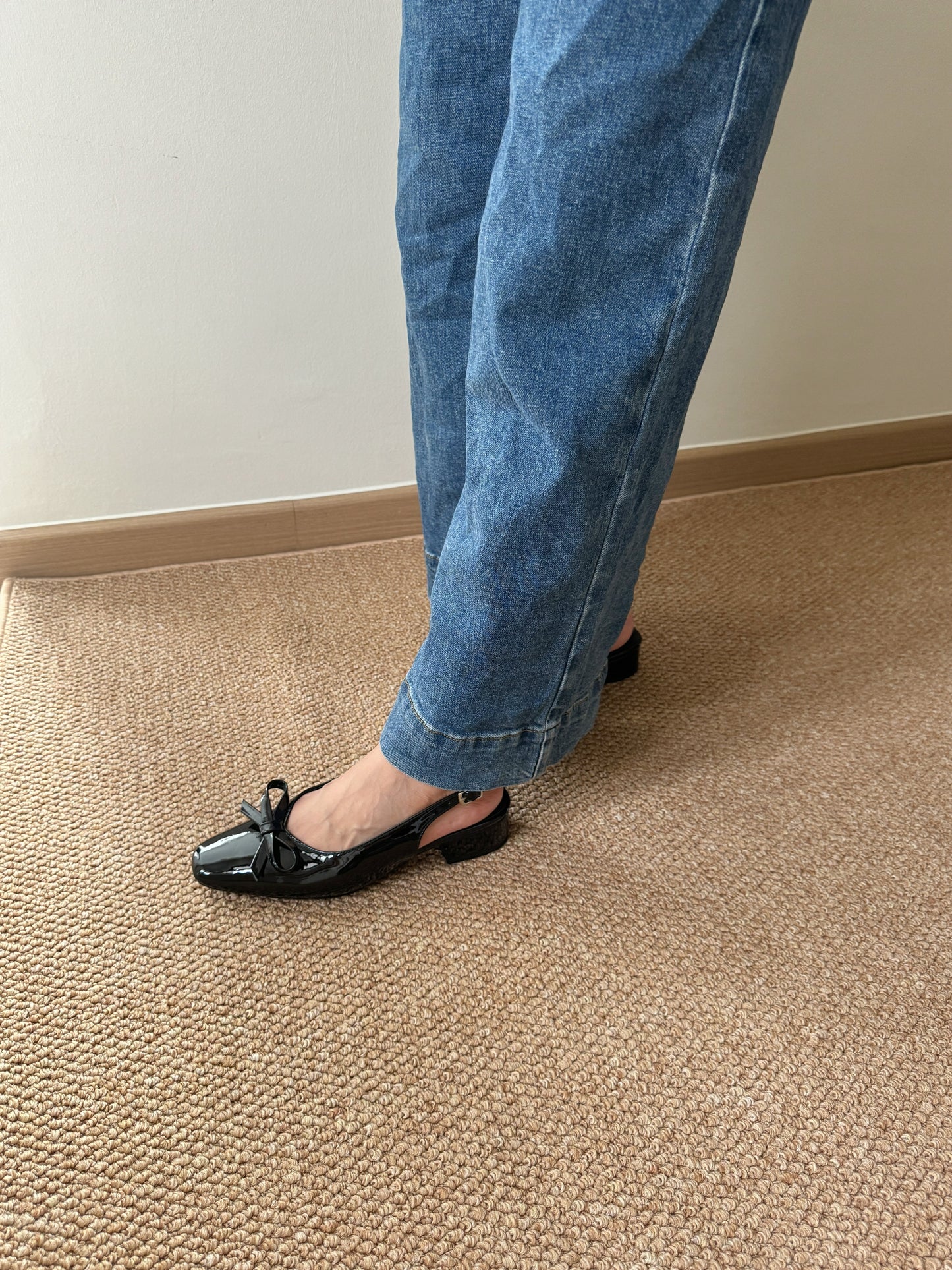 Vianna French Bow Heels (Black)